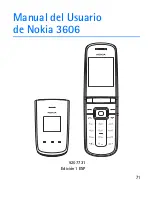 Preview for 72 page of Nokia 3606 User Manual