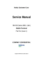 Nokia 3806 Service Manual preview