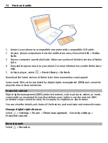 Предварительный просмотр 74 страницы Nokia 500 User Manual