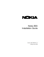 Nokia 500i Installation Manual preview