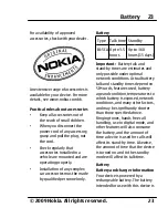 Предварительный просмотр 23 страницы Nokia 5030 User Manual