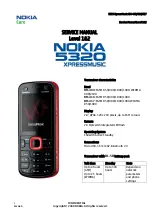 Nokia 5320 Xpress Music Instruction Manual preview