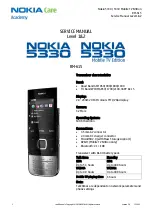 Nokia 5330 Mobile TV Edition Service Manual предпросмотр