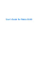 Nokia 5500 User Manual предпросмотр