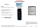 Nokia 5610 Xpress Music Service Schematics предпросмотр