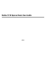 Nokia 5730 Xpress Music User Manual preview