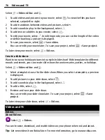 Preview for 76 page of Nokia 600 User Manual