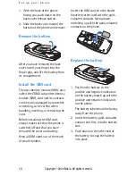 Предварительный просмотр 16 страницы Nokia 6015 User Manual