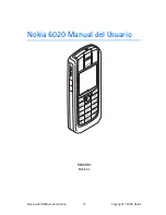 Preview for 78 page of Nokia 6020 - Cell Phone 3.5 MB User Manual