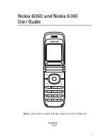 Preview for 2 page of Nokia 6060 - Cell Phone 3.2 MB User Manual