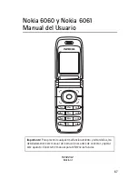 Preview for 68 page of Nokia 6060 - Cell Phone 3.2 MB User Manual