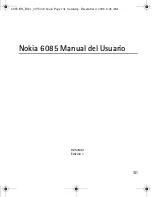 Предварительный просмотр 132 страницы Nokia 6085 - Cell Phone 4 MB User Manual