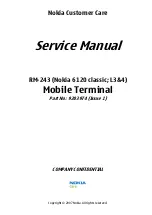 Nokia 6120 classic Service Manual предпросмотр