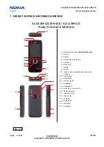 Предварительный просмотр 6 страницы Nokia 6122c RM-425 Service Manual