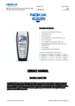 Nokia 6225 Service Manual предпросмотр