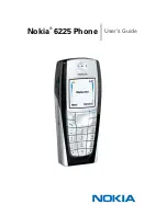 Preview for 1 page of Nokia 6225 User Manual