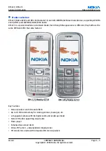 Preview for 17 page of Nokia 6233 - Cell Phone 6 MB Service Manual