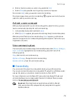 Preview for 76 page of Nokia 6265 User Manual