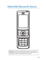 Preview for 100 page of Nokia 6282 User Manual