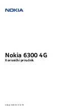 Preview for 1 page of Nokia 6300 4G User Manual