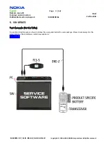 Предварительный просмотр 9 страницы Nokia 6300i Service Manual