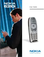 Nokia 6310I - Cell Phone - GSM User Manual preview