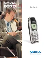 Предварительный просмотр 1 страницы Nokia 6370 - Cell Phone - CDMA2000 1X User Manual