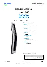 Preview for 1 page of Nokia 6555 - Cell Phone 30 MB Service Manual