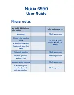 Preview for 2 page of Nokia 6590 User Manual