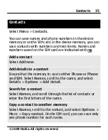 Предварительный просмотр 35 страницы Nokia 7020 User Manual