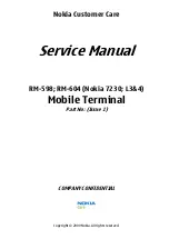 Nokia 7230 Service Manual предпросмотр