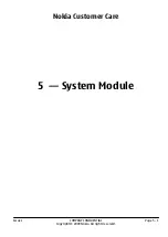 Предварительный просмотр 135 страницы Nokia 7230 Service Manual