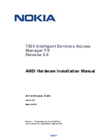 Nokia 7360 Intelligent Services Access Manager FX Series Hardware Installation Manual предпросмотр