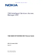 Preview for 1 page of Nokia 7368 ISAM ONT BGW320-505 Product Manual
