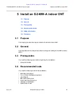 Предварительный просмотр 51 страницы Nokia 7368 ISAM ONT E-240W-A Product Manual