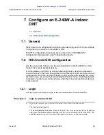 Предварительный просмотр 63 страницы Nokia 7368 ISAM ONT E-240W-A Product Manual