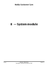 Предварительный просмотр 183 страницы Nokia 7370 Service Manual