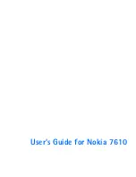 Nokia 7610 7610 User Manual preview