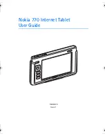 Nokia 770 - 770 Internet Tablet User Manual предпросмотр