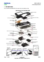 Предварительный просмотр 6 страницы Nokia 8600 - Luna Cell Phone 128 MB Service Manual