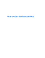 Nokia 8800d User Manual предпросмотр