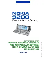 Preview for 1 page of Nokia 9200 Series Connecting Manual