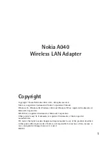 Предварительный просмотр 3 страницы Nokia A040 Safety Information Manual