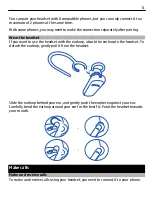 Предварительный просмотр 5 страницы Nokia BH-110 User Manual