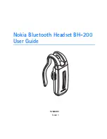 Nokia BH-200 User Manual preview