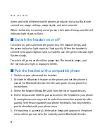 Предварительный просмотр 8 страницы Nokia BH-200 User Manual