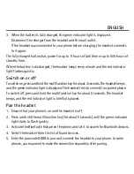 Preview for 5 page of Nokia BH 212 - Headset - Over-the-ear User Manual