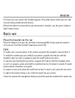 Preview for 6 page of Nokia BH 212 - Headset - Over-the-ear User Manual