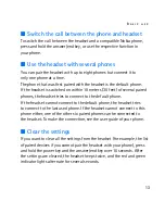 Preview for 13 page of Nokia BH 300 - Headset - Over-the-ear User Manual