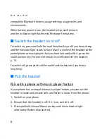 Предварительный просмотр 8 страницы Nokia BH-501 User Manual